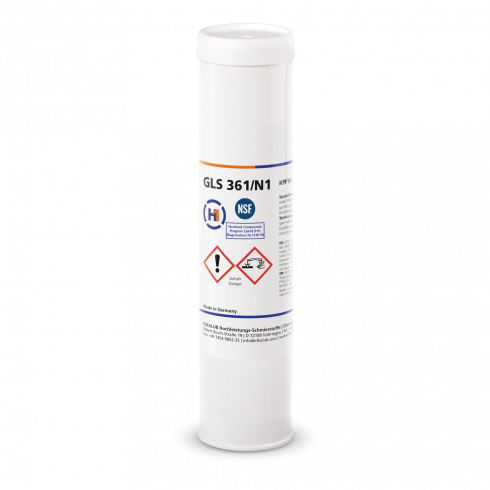 ELKALUB GLS 361/N1 Spezial­fett gegen Tribo­korrosion in einer weißen 400-g-Kartusche