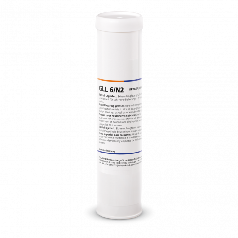 ELKALUB GLL 6/N2 Special adhesive grease for bearings and gears in a white 400 g cartridge